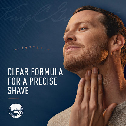 - King C Gillette Transparent Shave Gel -