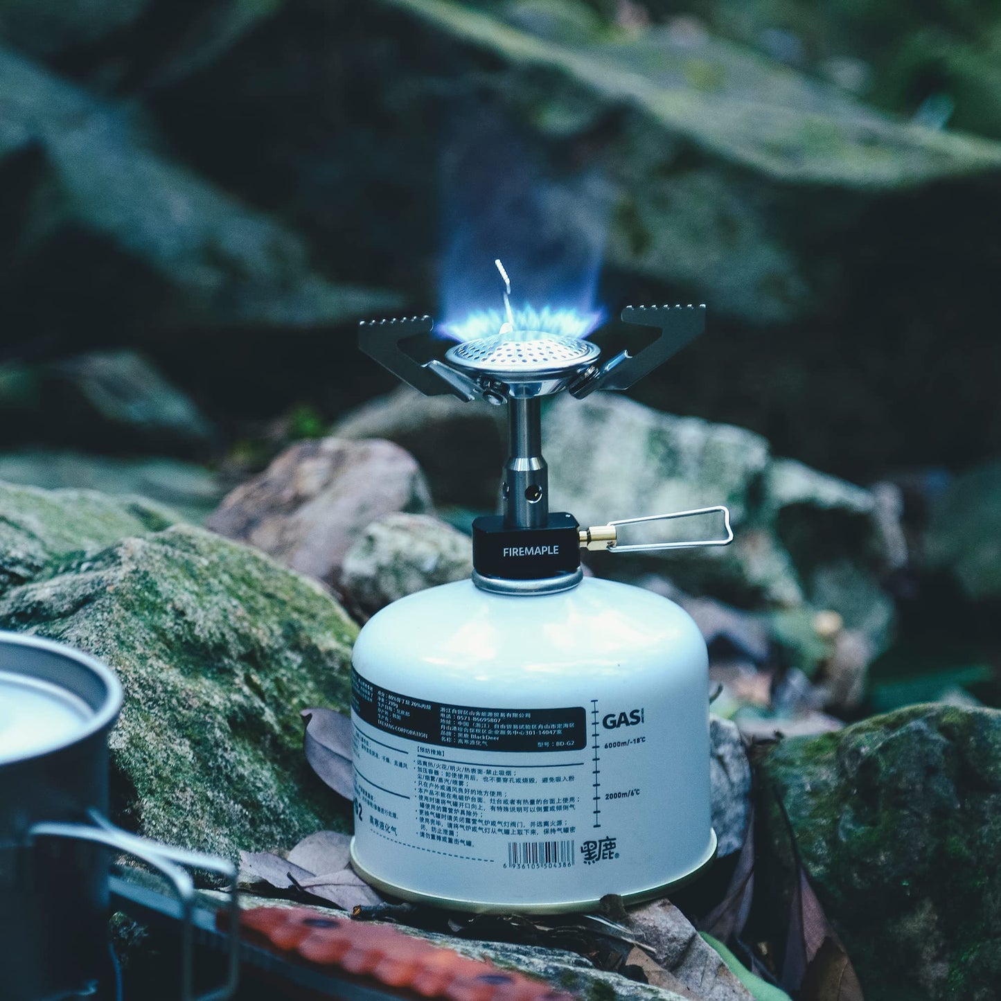 - Fire-Maple Buzz Compact Camping Gas Stove | 3100W Mini Pocket Backpacking Cooking Folding Burner -