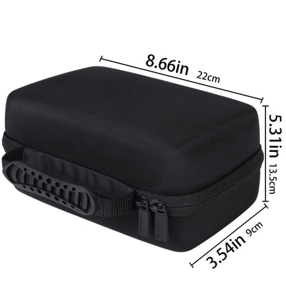 co2CREA Hard EVA Shell Storage Dart Case for 12 Steel Tip or Soft Tip Darts, Carrying Case with Numerous mesh Pockets Holder for Dart Tips,Shafts,Flights and More Dart Accessories,Case Only