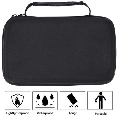 co2CREA Hard EVA Shell Storage Dart Case for 12 Steel Tip or Soft Tip Darts, Carrying Case with Numerous mesh Pockets Holder for Dart Tips,Shafts,Flights and More Dart Accessories,Case Only