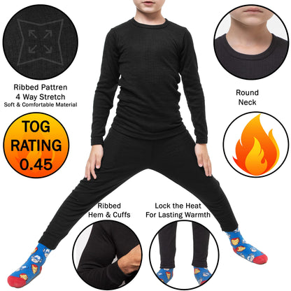 - GA Communications KIDS THERMAL WINTER WARM UNDERWEAR FULL SET -