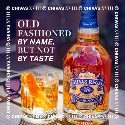 Chivas Regal 18 Year Old Blended Scotch Whisky, Gold Signature, 70 cl