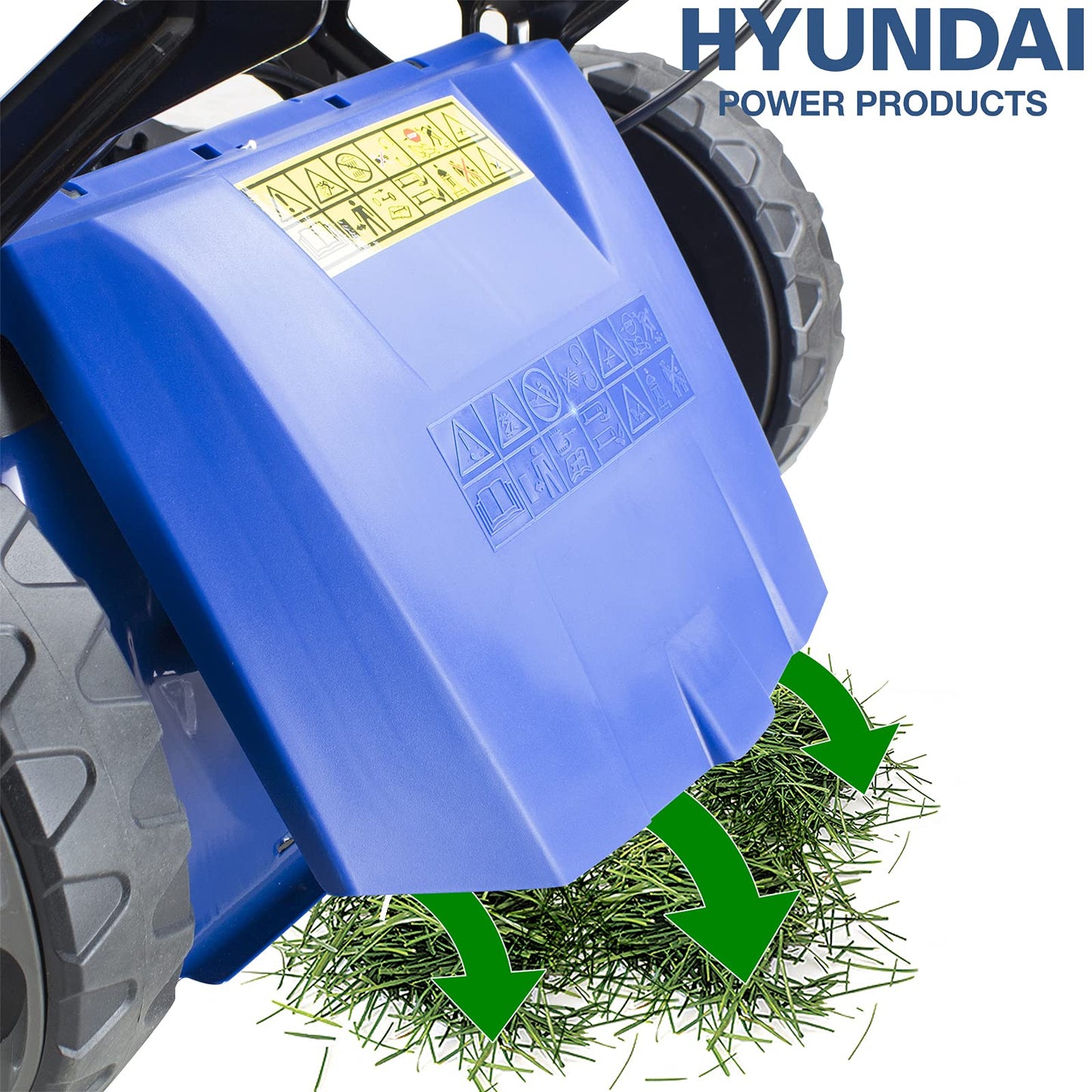 - Hyundai 18"/45cm Cordless 80v | Lithium-Ion Battery | Self Propelled Lawnmower with Battery and Charger | 6 Cutting Heights | 65l Grass Collector | Foldable Handles -