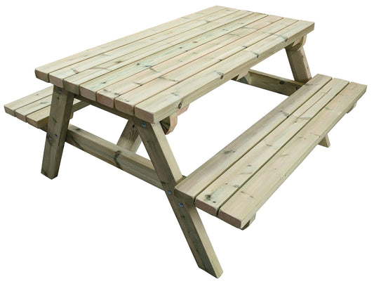 - MG Timber A-Frame Heavy Duty Wooden Picnic Tables | 4ft Length -