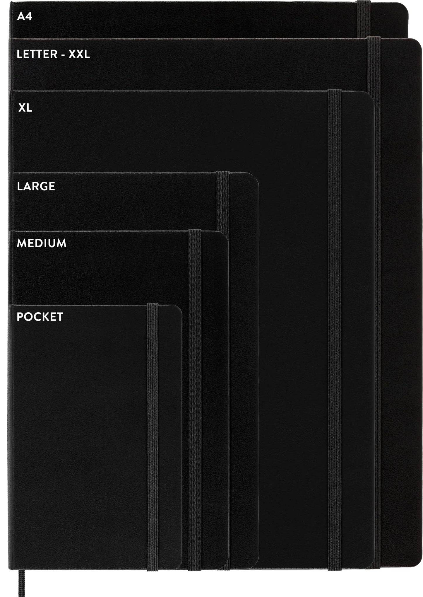 - Moleskine Classic Ruled Paper Notebook | Hard Cover and Elastic Closure Journal -