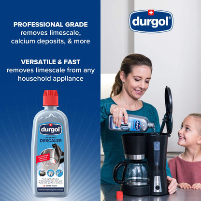 - Durgol Universal Fast Descaler for Coffee Machines | All Purpose Decalcifier and Limescale Remover | 750ml -