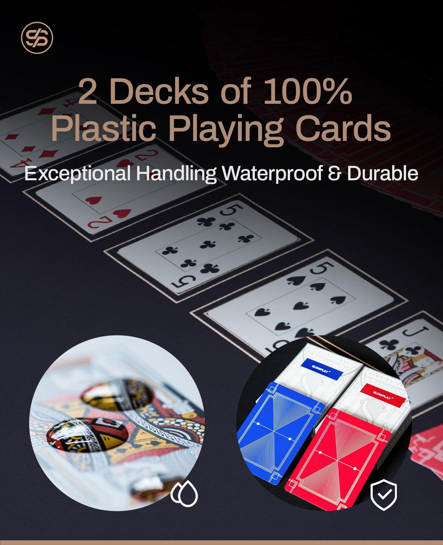 - SLOWPLAY |  Godel 14g Clay Poker Chips Set for Texas Hold’em | 300 PCS -