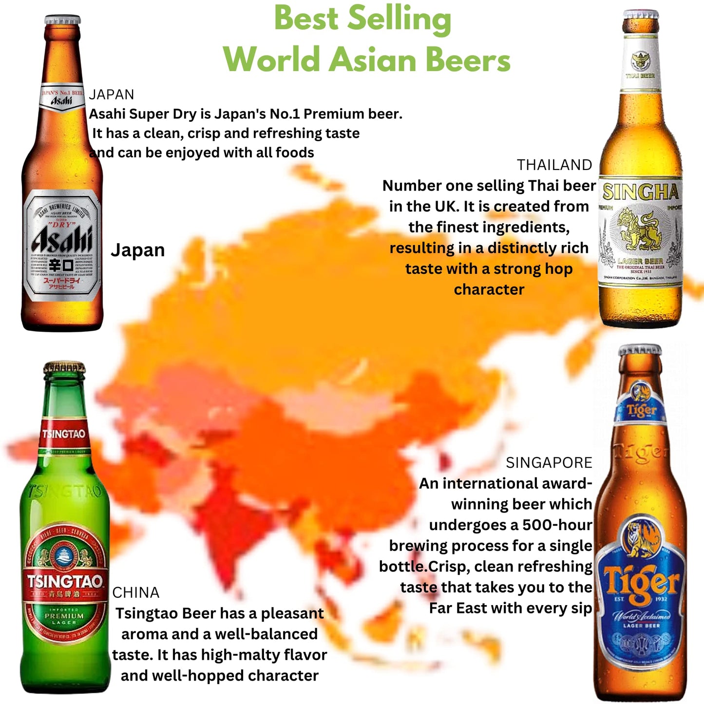 - Lagers Of the World Beer Gifts for Men | A Case of 4 Premium bottled beers -