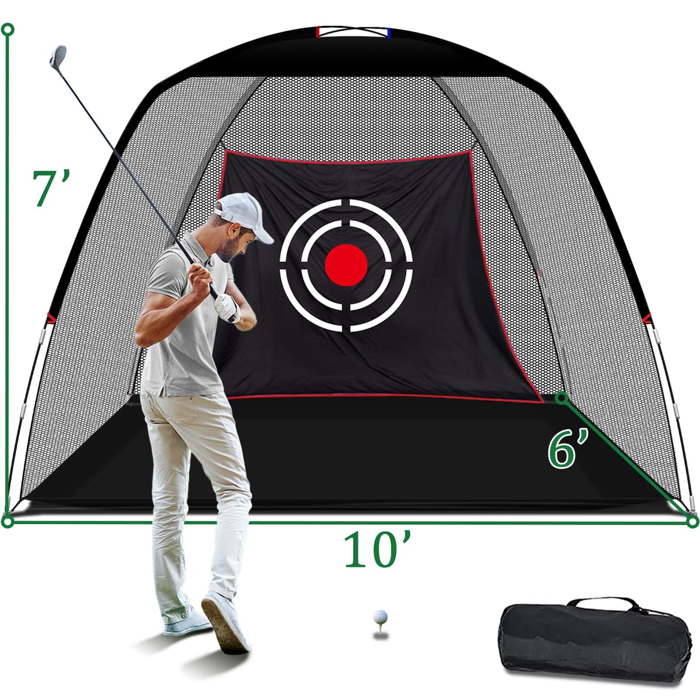 - Golf Practice Hitting Nets | Backyard Driving Indoor Use -