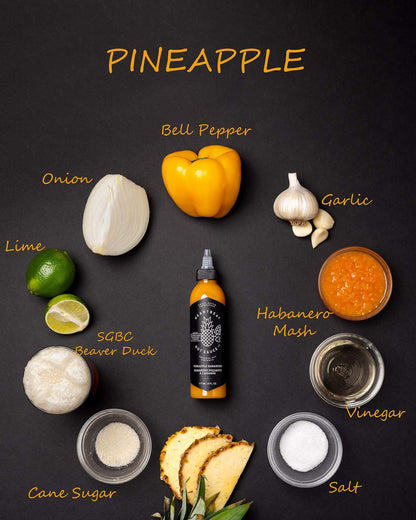 - Heartbeat Hot Sauce | Pineapple Habanero | 6oz -