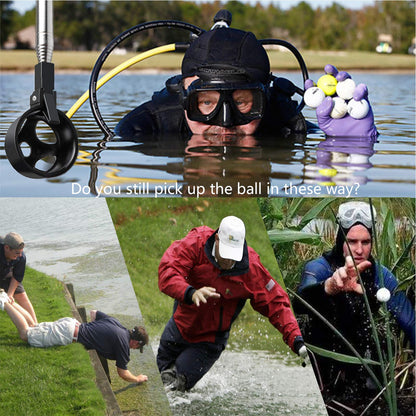 - Golf Ball Retriever | 9 ft Stainless Telescopic Golf Ball Retriever -