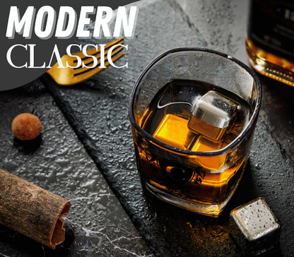 - Whisky Gifts for Men, Personalized Initial Whiskey Glass with Whiskey Stones for Dad