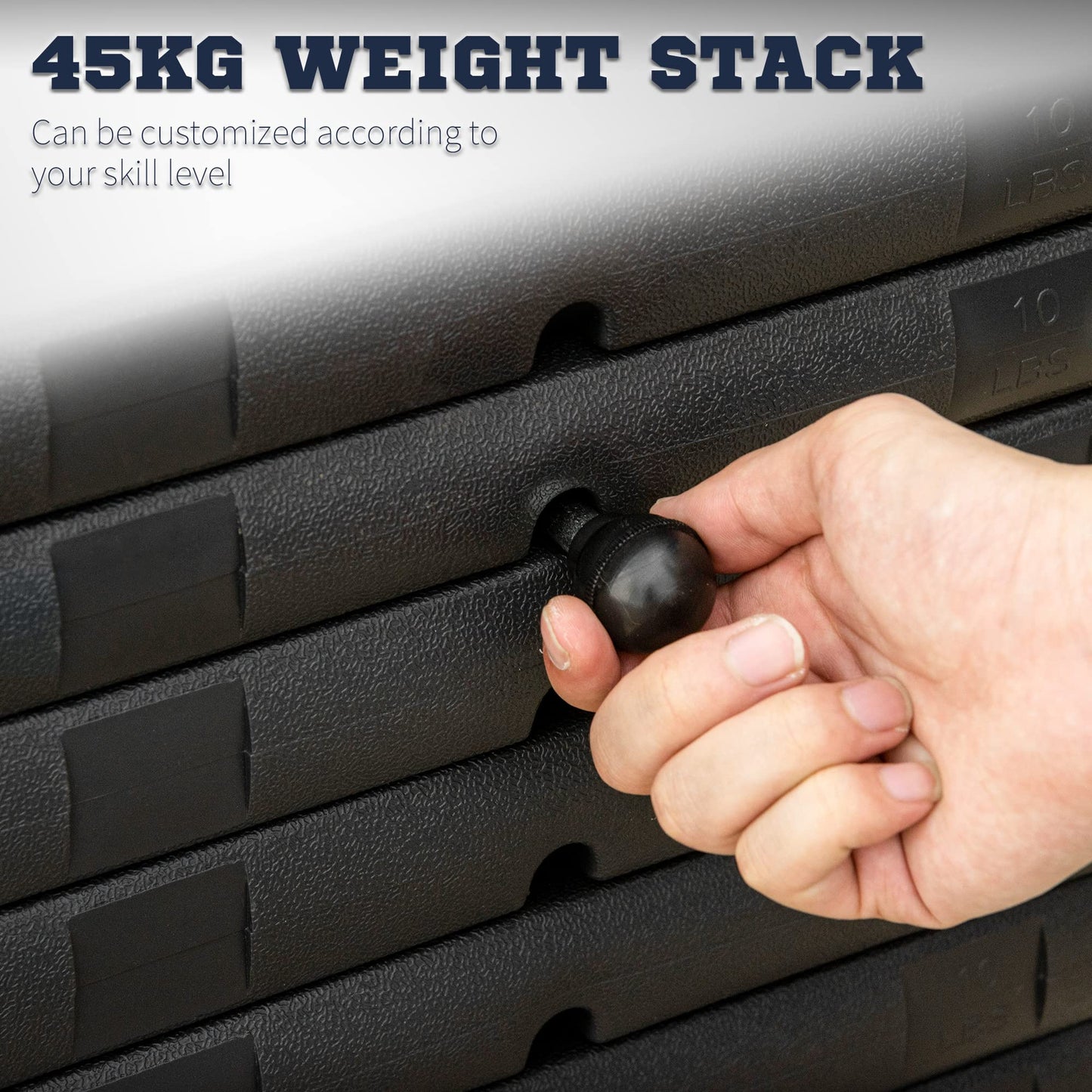 - HOMCOM Multi Gym with Weights | Multifunction Home Gym Machine | 45kg Weight Stack -