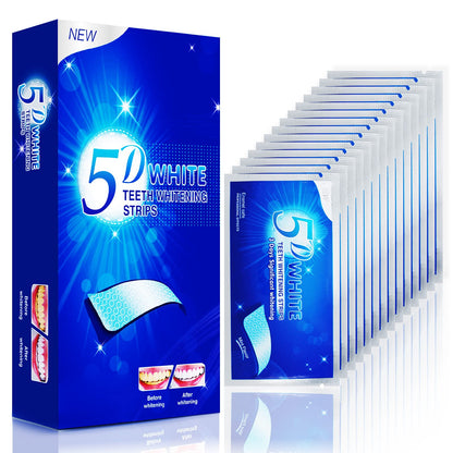 - Teeth Whitening Kit | Teeth Whitening Strips 5D: 14 Sets 28pcs | Effective Home Use Tooth Whitening Kit -