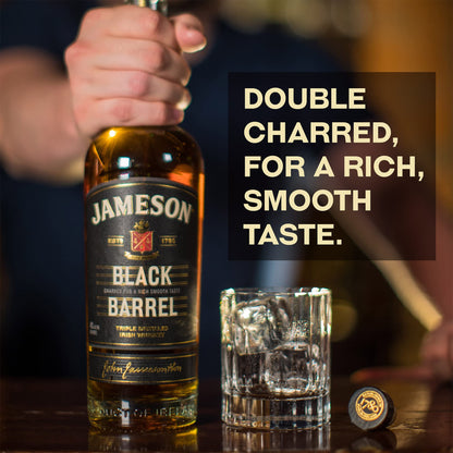 - Jameson Black Barrel Blended Irish Whiskey | Gift box | 70 cl -
