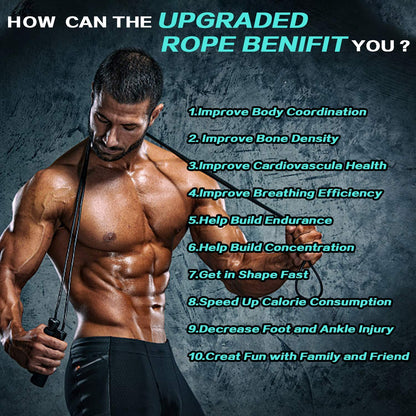 - Skipping Rope | Jumping Rope Adjustable | - Jump Rope For Exercise -