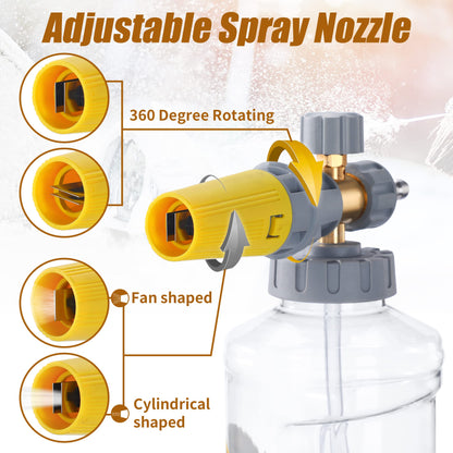 - Tool Daily Foam Cannon | Adjustable Foam Blaster | Snow Foam Lance -