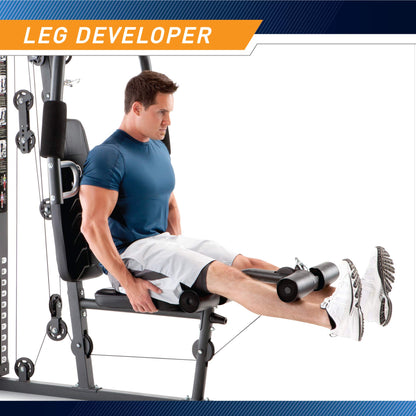 - Marcy MWM-4965 Home Multi Gym | 68Kg Weight Stack -