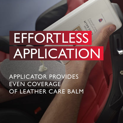 Autoglym Leather Clean & Protect Complete Kit - Ultimate Car Leather Cleaner Kit Includes 500ml Leather Cleaner, 500ml Leather Care Balm, (1) Hi-Tech Aqua-Dry, (1) Perfect Polish Applicator