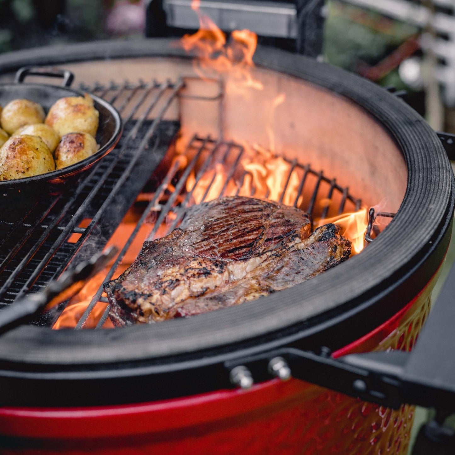 - Kamado Joe KJ23RHC Classic II Smoker BBQ | Outdoor Charcoal Barbecue Grill -