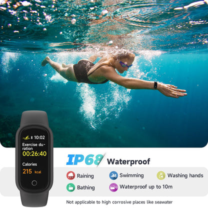 - TOOBUR Fitness Tracker Watch | Heart Rate/Sleep Tracker| IP68 Waterproof -