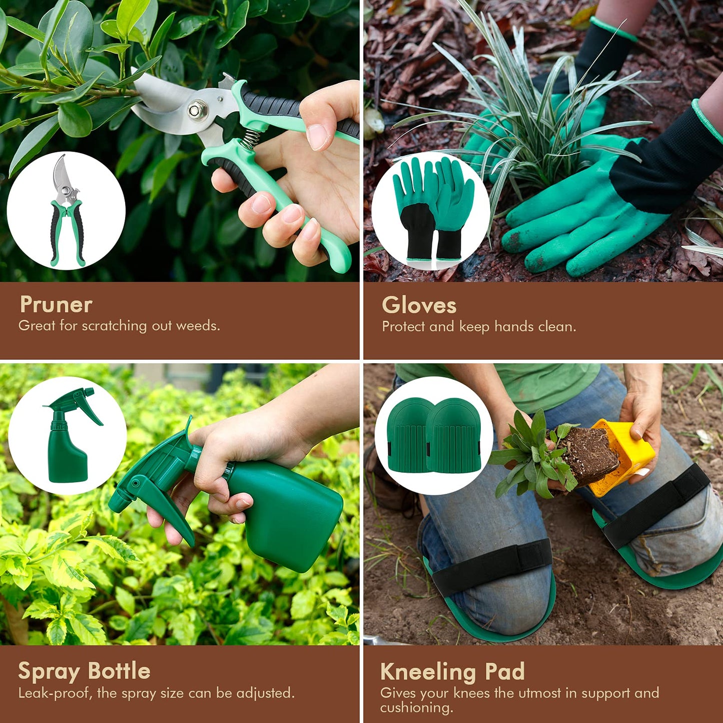- Gardening Tools Set | Garden Tool Kit with Outdoor Hand Tools -