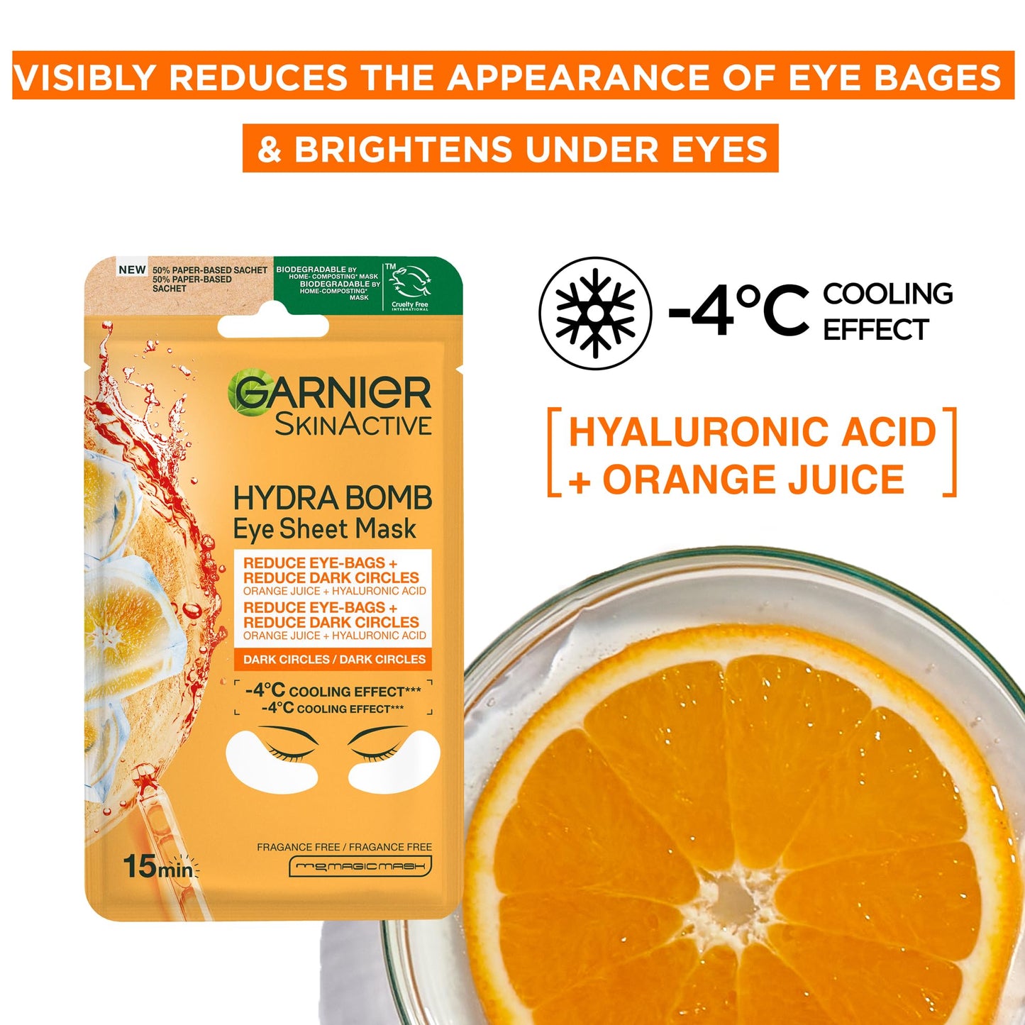 -[ Garnier Sheet Mask Discovery Collection | Face & Eye Sheet Masks for Dehydrated | Dull and Tired Skin -