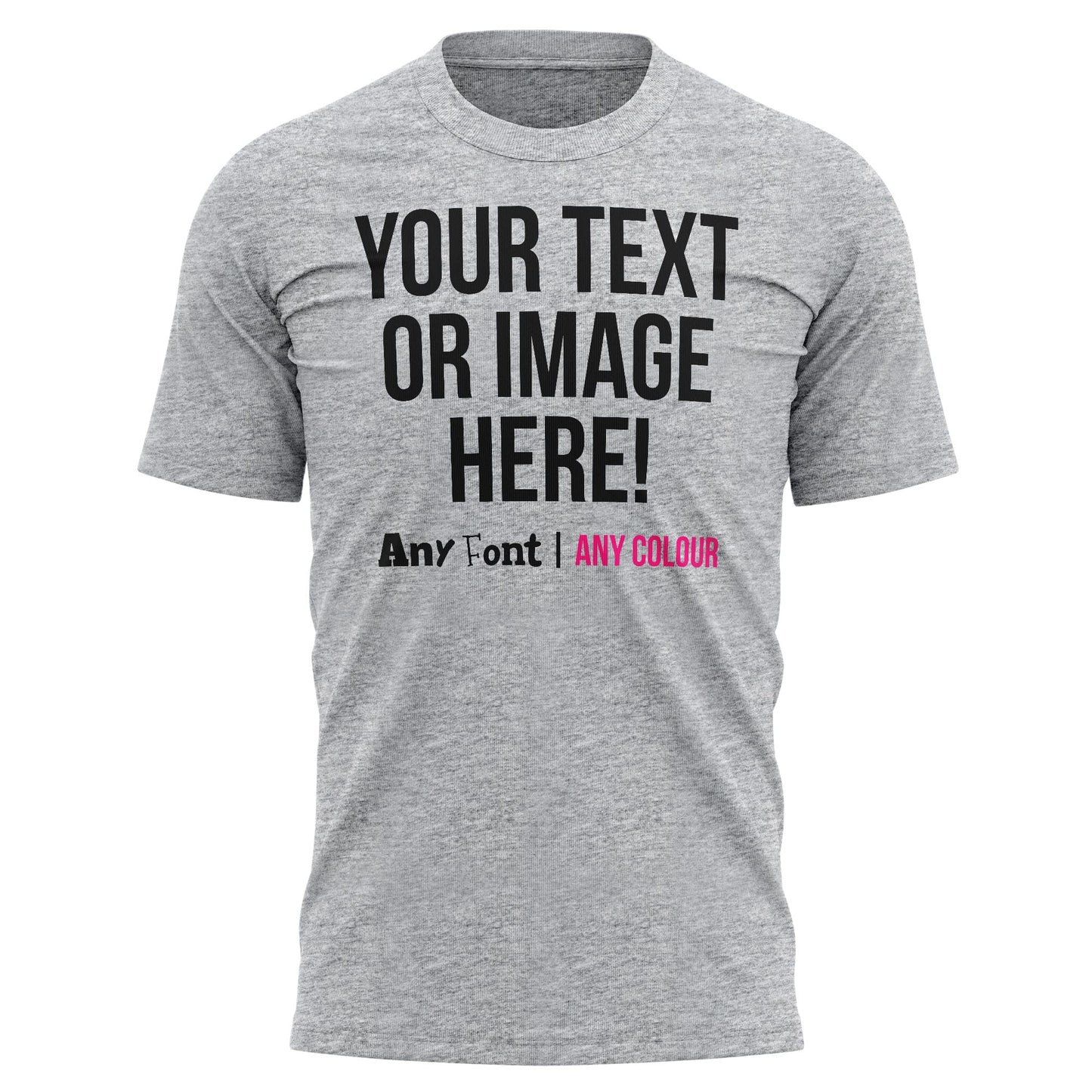- Personalised Text and Image T Shirt-