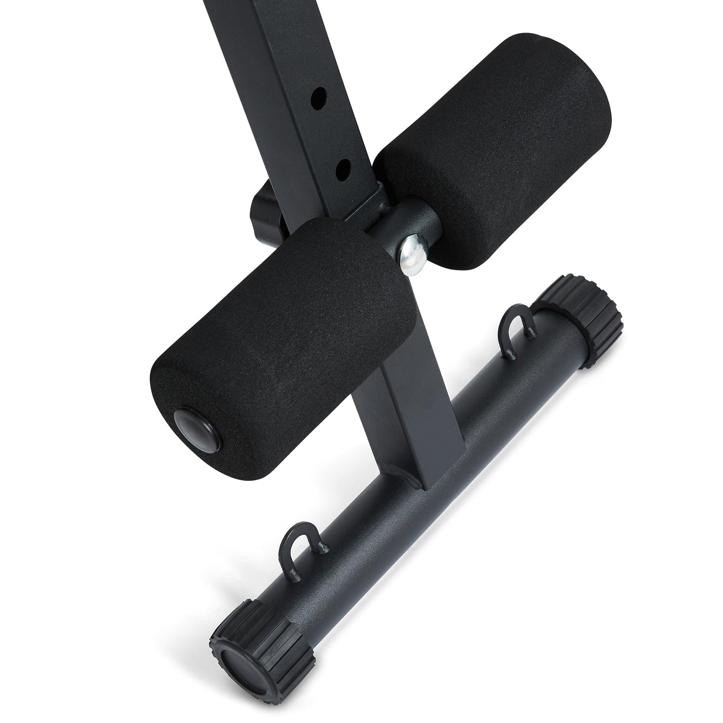 Adjustable Weight Bench - Utility Incline Decline Flat Foldable Bench Press sit up for Full Body Workout Home Exercise Gym Equipment – 7 Adjustable Positions & 2 Training Straps