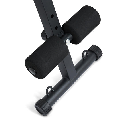 Adjustable Weight Bench - Utility Incline Decline Flat Foldable Bench Press sit up for Full Body Workout Home Exercise Gym Equipment – 7 Adjustable Positions & 2 Training Straps