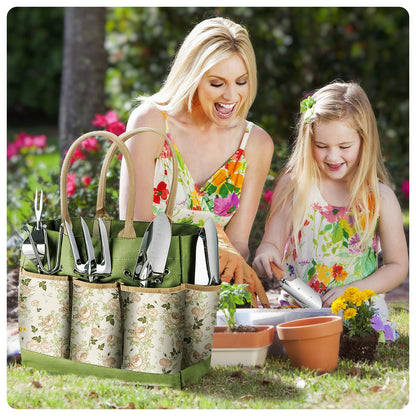 - Grenebo Gardening Tools | 9-Piece Gardening Hand Tools Set -