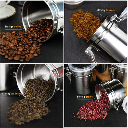 - Toolzia Airtight Coffee Bean Storage Container Canister | Coffee Storage Vacuum -