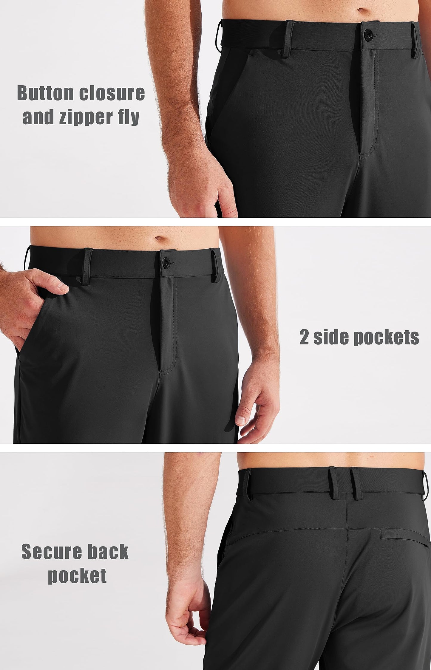 - Libin Men's Golf Joggers | Stretch Slim Fit Golf Pants -