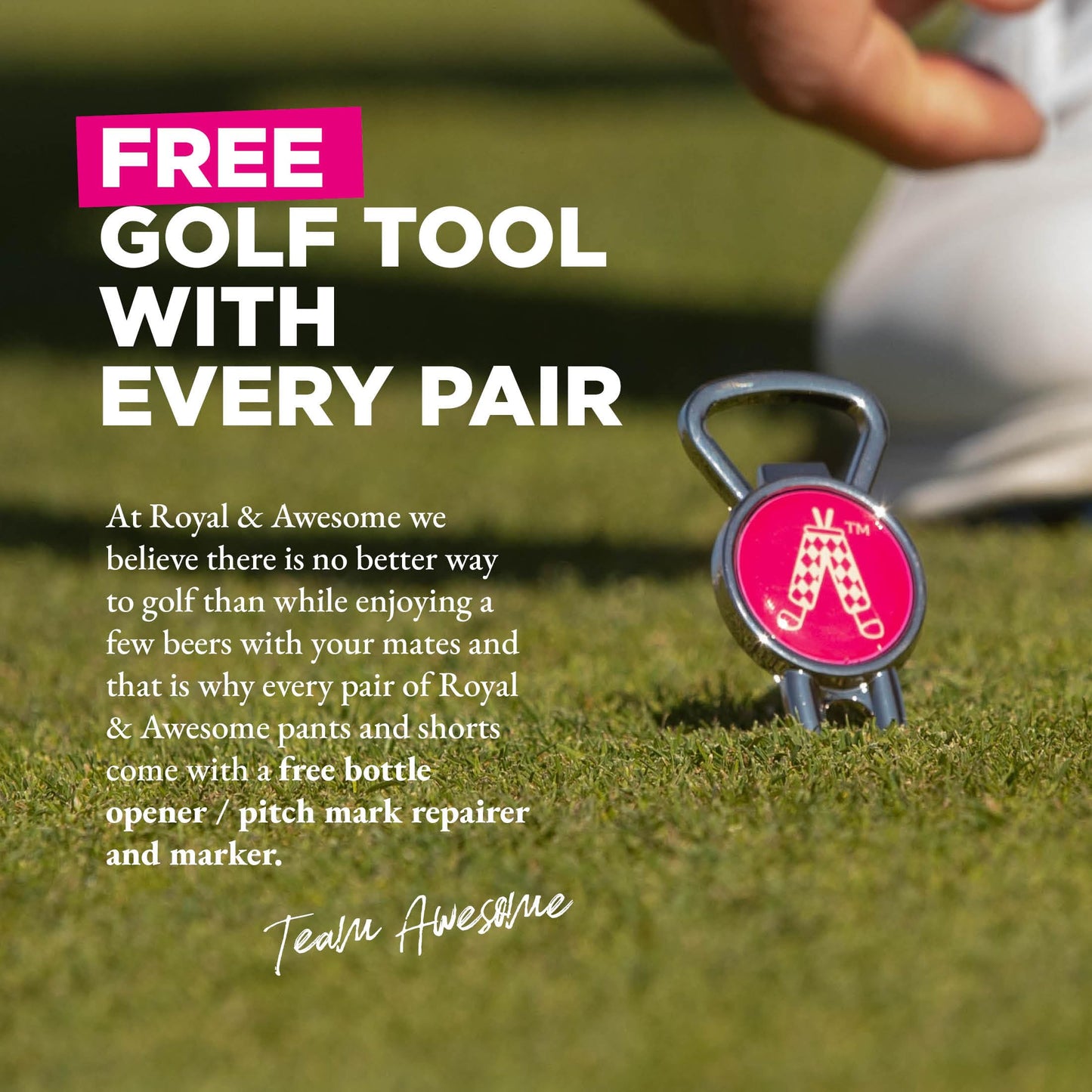 - Royal & Awesome | Loud MacLeod Golf Trousers for Men | Slim Fit | Men's Golf Trousers -