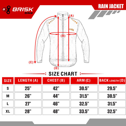 Brisk Bike Cycling Jacket Winter Cycling Running Jacket