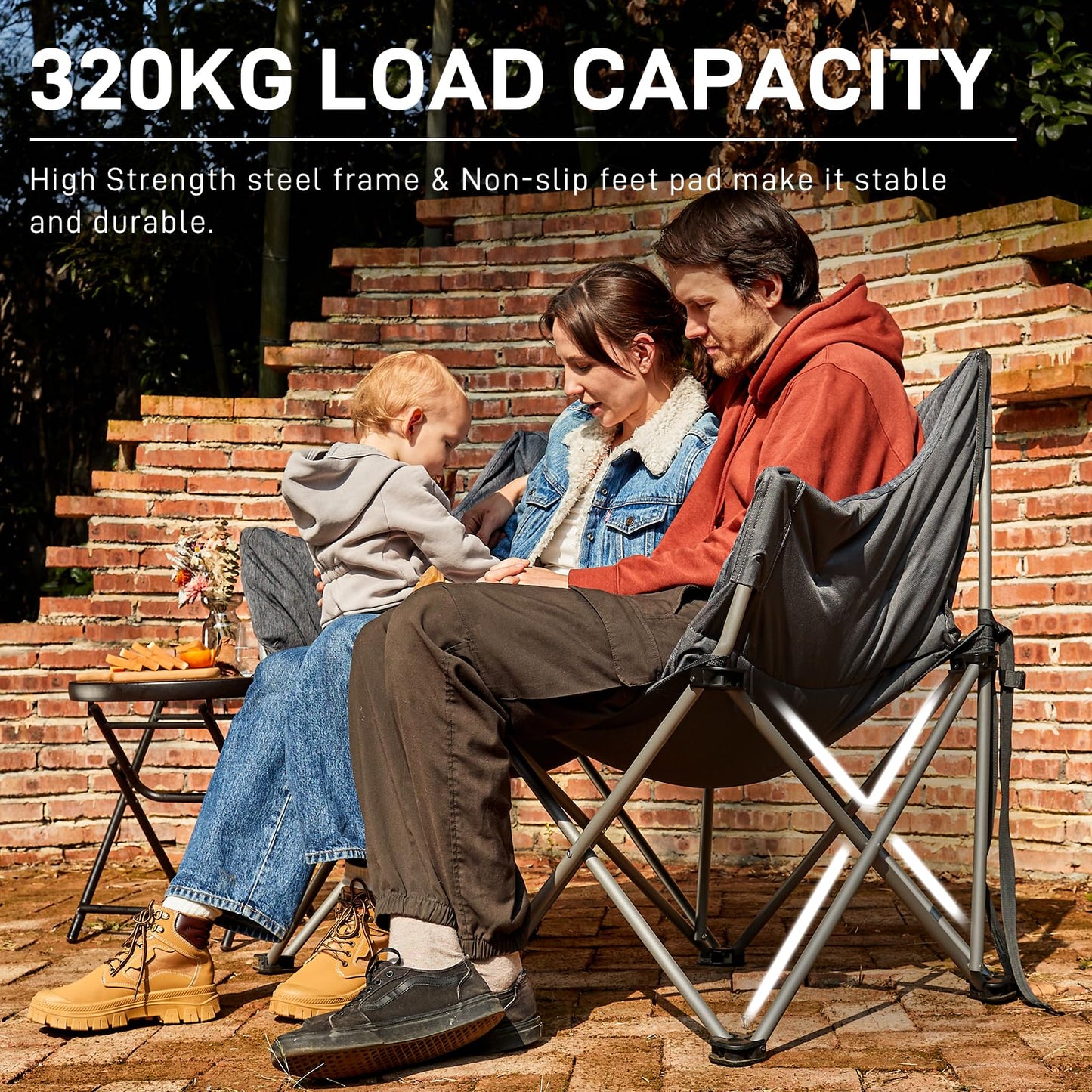 -  EVER ADVANCED Camping Chair | Double -