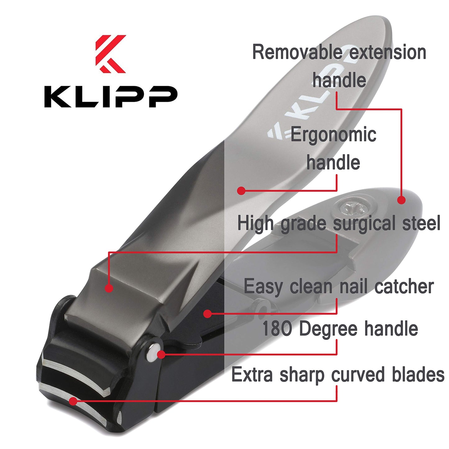 - Nail Clippers for Men with Catcher –