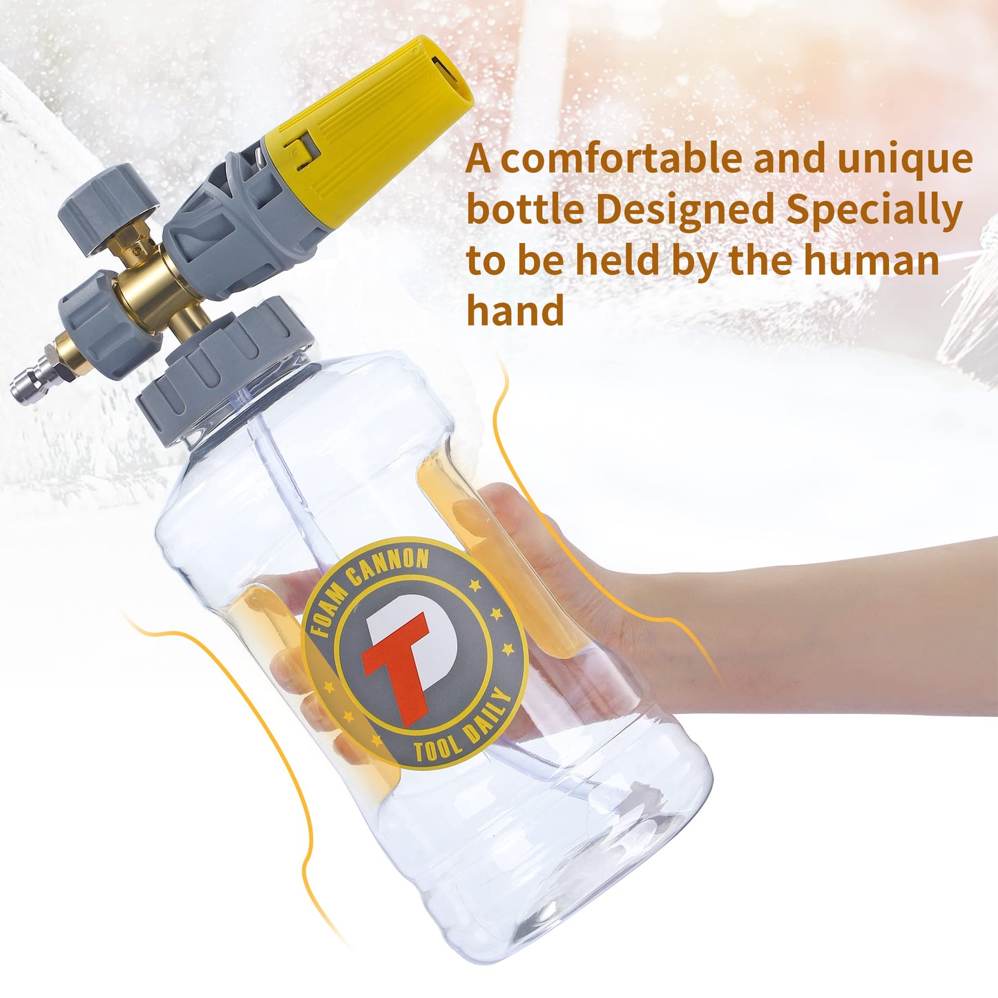 - Tool Daily Foam Cannon | Adjustable Foam Blaster | Snow Foam Lance -