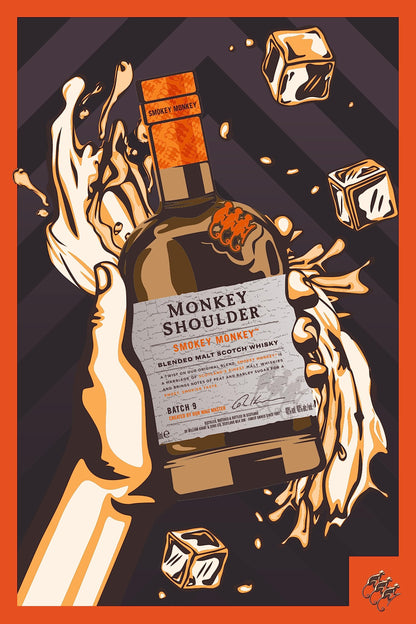 - Monkey Shoulder Smokey Monkey Blended Malt Scotch Whisky | 70cl -