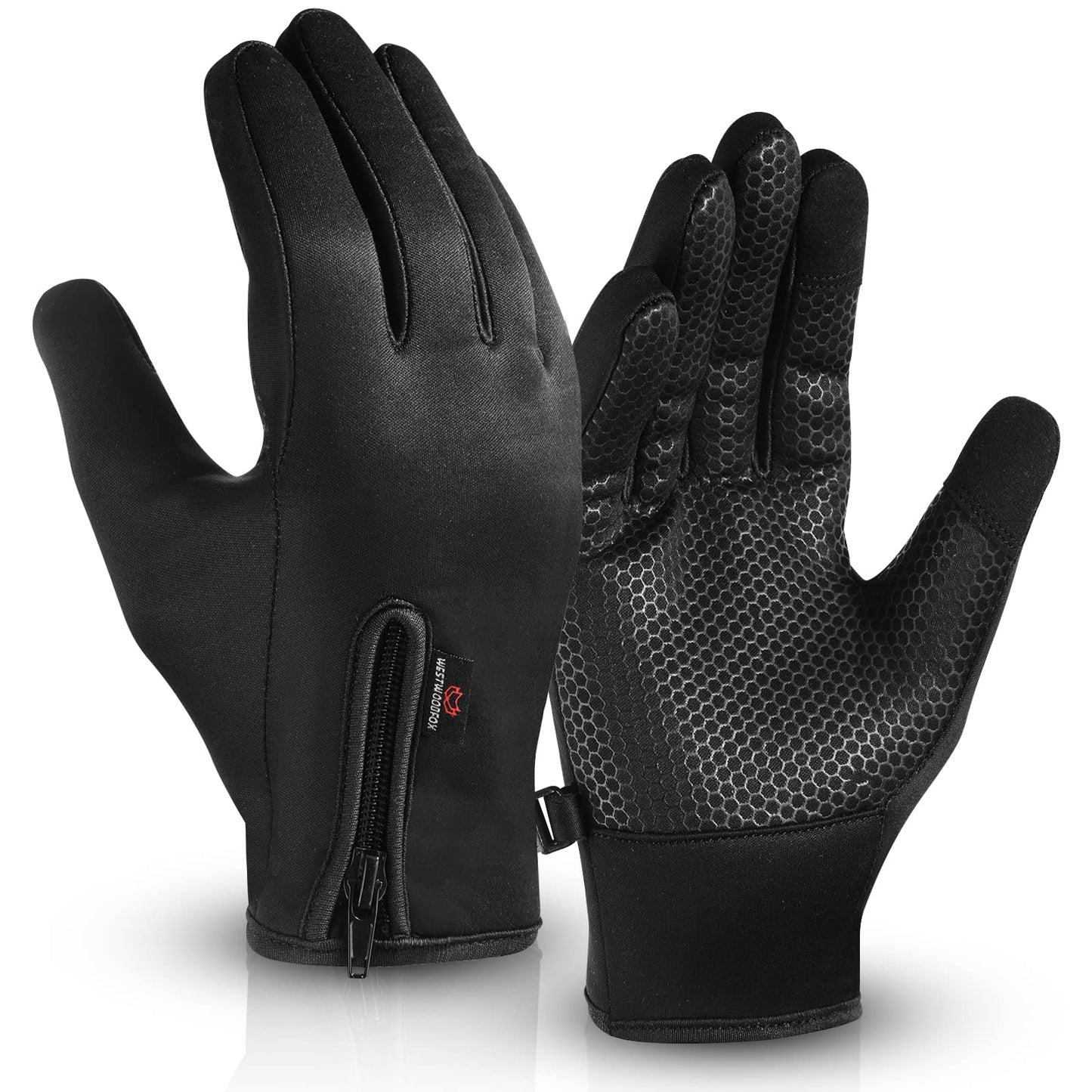 - WESTWOOD FOX WFX Cycling Gloves Touchscreen Thermal Running Gloves
