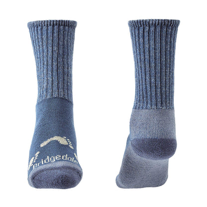 Bridgedale HIKE All Season Merino Comfort Boot-Junior- J. X-Large (NO VAT)-Storm Blue