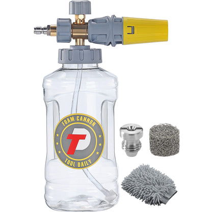 - Tool Daily Foam Cannon | Adjustable Foam Blaster | Snow Foam Lance -