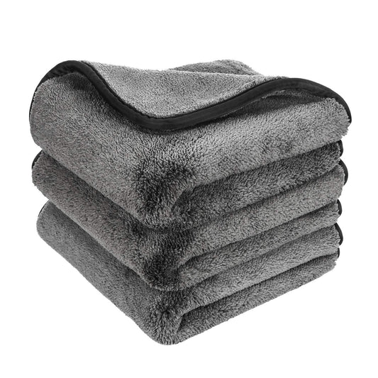 - GTF Microfibre Car Cleaning Cloths | Upgraded 1200gsm Ultra-Thick Car Drying Towel -
