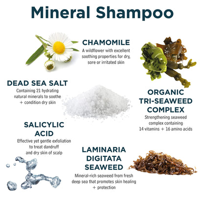 - Sea Magik | Natural Shampoo and Conditioner Set | Allergen-Free Spa Fragrance | Great for Dry or Sensitive Scalps | Vegan | (2 x 300ml) -
