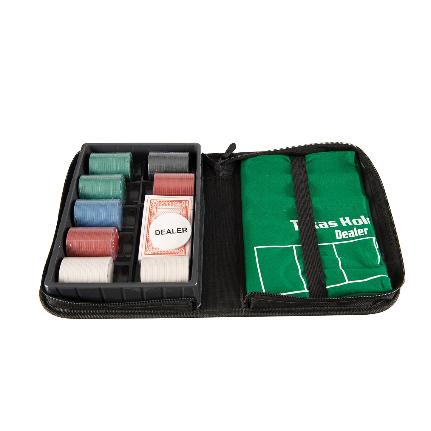 - Funtime Gifts | Poker King Travel Poker Set | Casino Game -