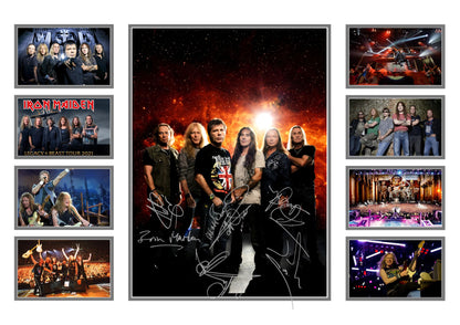 - Iron Maiden Signed Poster Print | Limited Edition Autograph Fan Gift | Collectible Memorabilia Merchandise -