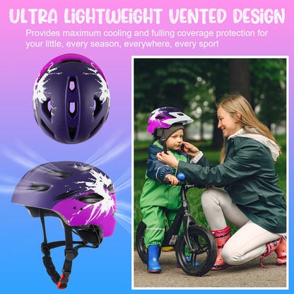 - RaMokey Kids Helmet | Kids Bike Helmet for Boys Girls Age 3-15 | Light Weight Cycling Helmet -