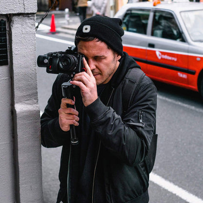 Bosttor LED Lighted Beanie Torch Hat, Knit Winter Hat for Men Dad Women, Unisex Beanie for Fishing Running Cycling, Cool Gadgets Presents Stocking Fillers Black