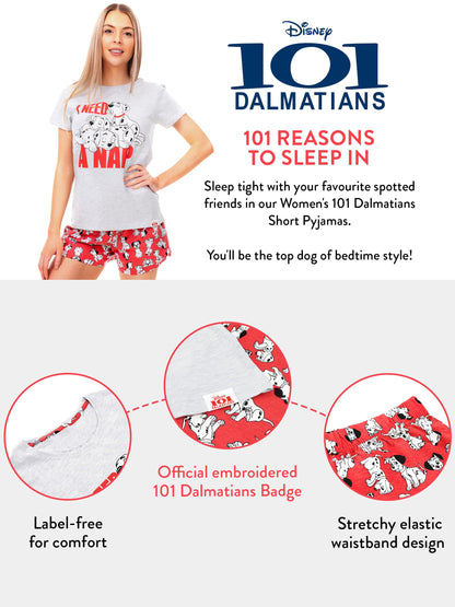 - Disney Pyjamas Womens | 101 Dalmatians Short Pjs for Women Sets | Women's Nightwear -