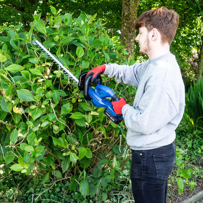 - Hyundai 20v Li-ion Cordless Hedge Trimmer/Hedge Cutter | Battery & Charger 510mm / 20” Cutting Blade | Lightweight Design | Low Maintenance -